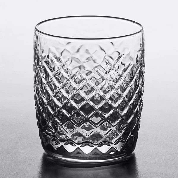Anchor Hocking 13398FS Cross-Hatch 10 Oz. Rocks / Old Fashioned Glass - 12/Case 2 Anchor Hocking 13398FS Cross-Hatch 10 Oz. Rocks / Old Fashioned Glass - 12/Case - Image 2