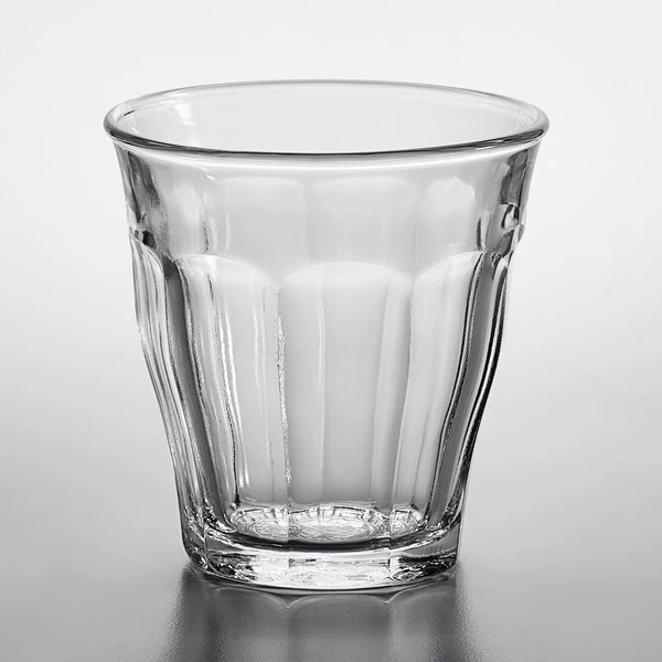Duralex 1023AB06 Picardie 3.125 Oz. Stackable Glass Tumbler - 6/Pack 2 Duralex 1023AB06 Picardie 3.125 Oz. Stackable Glass Tumbler - 6/Pack - Image 2