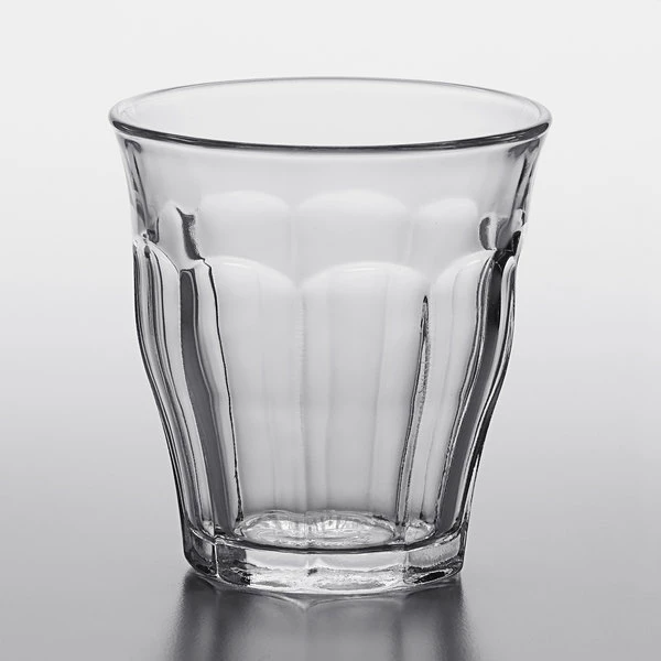 Duralex 1024AB06 Picardie 4.625 Oz. Stackable Glass Tumbler - 6/Pack 2 Duralex 1024AB06 Picardie 4.625 Oz. Stackable Glass Tumbler - 6/Pack - Image 2