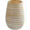 Stolzle S3525512T Twister 16.5 Oz. White /Gold Stemless Wine Glass / Tumbler - 24/Case