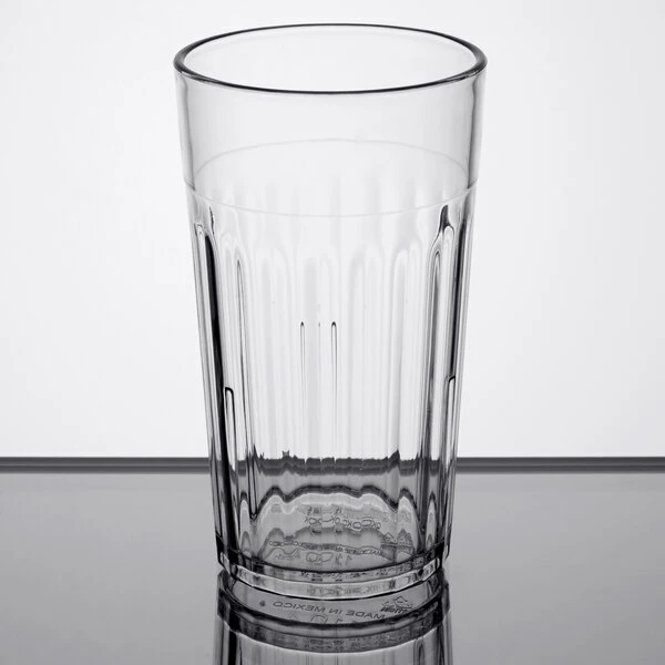 Carlisle 110407 Bistro 4 Oz. Clear SAN Plastic Tumbler - 12/Pack 2 Carlisle 110407 Bistro 4 Oz. Clear SAN Plastic Tumbler - 12/Pack - Image 2