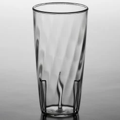 Carlisle 4367407 Swirl 22 Oz. Clear Polycarbonate Tumbler - 6/Pack -Vidivi shop 1983734