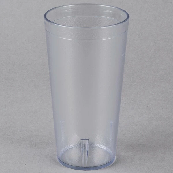 Carlisle 522007 Stackable 20 Oz. Clear SAN Plastic Tumbler - 6/Pack 2 Carlisle 522007 Stackable 20 Oz. Clear SAN Plastic Tumbler - 6/Pack - Image 2