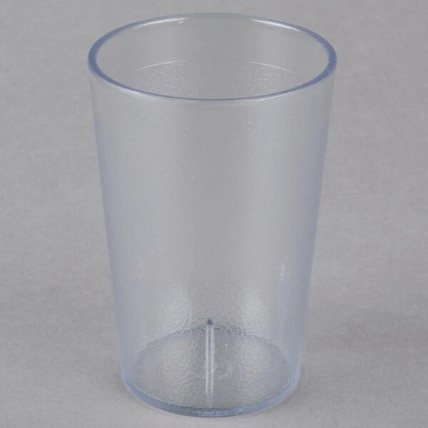 Carlisle 552607 Stackable 8 Oz. Clear SAN Plastic Tumbler - 6/Pack 2 Carlisle 552607 Stackable 8 Oz. Clear SAN Plastic Tumbler - 6/Pack - Image 2