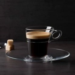 Duralex 4026AR06 Caprice 3.125 Oz. Stackable Glass Espresso Mug - 6/Pack -Vidivi shop 1996446