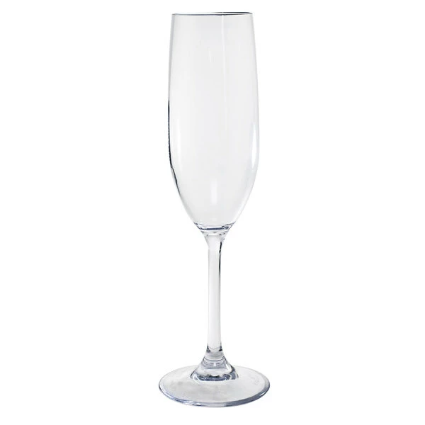 Front Of The House ACH002CLT23 Drinkwise 9 Oz. Tritan Plastic Champagne Flute - 12/Pack 1 Front Of The House ACH002CLT23 Drinkwise 9 Oz. Tritan Plastic Champagne Flute - 12/Pack