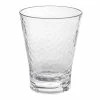 Front Of The House ADO011CLT23 Drinkwise 12 Oz. Hammered Tritan Plastic Double Rocks / Old Fashioned Glass - 12/Pack
