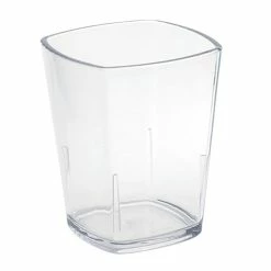 Front Of The House ADO010CLT23 Drinkwise Mod 7 Oz. Tritan Plastic Stackable Rocks / Old Fashioned Glass - 12/Pack
