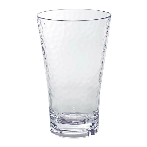 Front Of The House AHB007CLT23 Drinkwise 16 Oz. Hammered Tritan Plastic Highball Glass - 12/Pack 1 Front Of The House AHB007CLT23 Drinkwise 16 Oz. Hammered Tritan Plastic Highball Glass - 12/Pack
