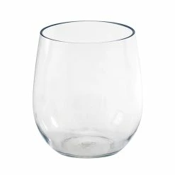 Front Of The House AWI005CLT23 Drinkwise 12 Oz. Tritan Plastic Stemless Wine Glass - 12/Pack