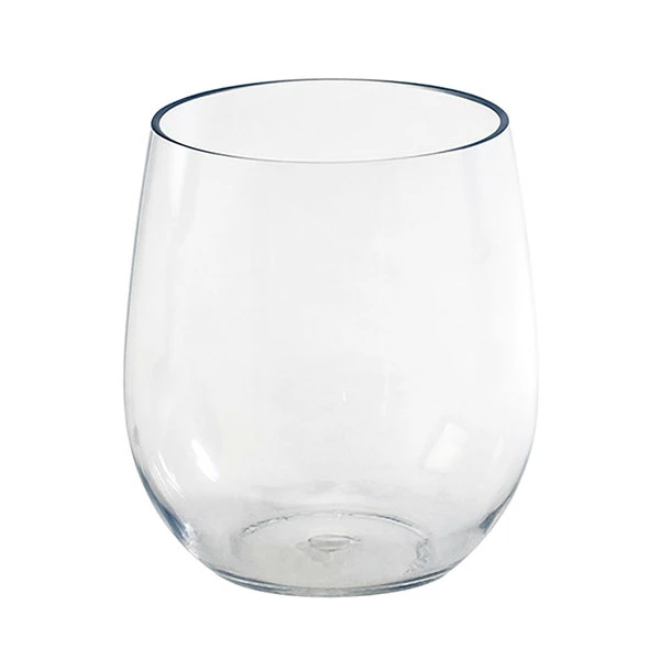 Front Of The House AWI005CLT23 Drinkwise 12 Oz. Tritan Plastic Stemless Wine Glass - 12/Pack 1 Front Of The House AWI005CLT23 Drinkwise 12 Oz. Tritan Plastic Stemless Wine Glass - 12/Pack