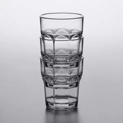 Carlisle 581207 Louis 12 Oz. Clear SAN Plastic Tumbler - 4/Pack -Vidivi shop 2007221