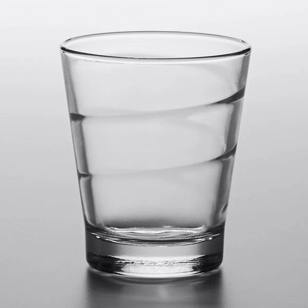 Duralex 1070AB06 Spirale 10.625 Oz. Stackable Glass Tumbler - 6/Pack 2 Duralex 1070AB06 Spirale 10.625 Oz. Stackable Glass Tumbler - 6/Pack - Image 2