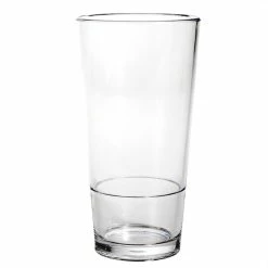 Elite Global Solutions DW3286PC-CL 20 Oz. Plastic Stackable Cooler Glass - 24/Case