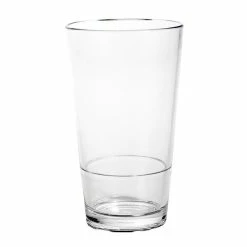 Elite Global Solutions DW3287PC-CL 16 Oz. Plastic Stackable Mixing / Pint Glass - 24/Case