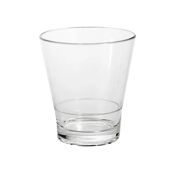 Elite Global Solutions DW3290PC-CL 9 Oz. Plastic Stackable Rocks / Old Fashioned Glass - 24/Case 1 Elite Global Solutions DW3290PC-CL 9 Oz. Plastic Stackable Rocks / Old Fashioned Glass - 24/Case