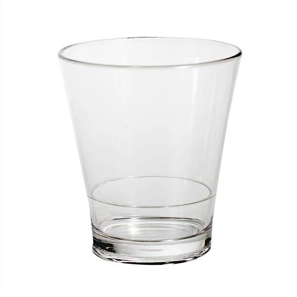 Elite Global Solutions DW3291PC-CL 12 Oz. Plastic Stackable Double Rocks / Old Fashioned Glass - 24/Case 1 Elite Global Solutions DW3291PC-CL 12 Oz. Plastic Stackable Double Rocks / Old Fashioned Glass - 24/Case