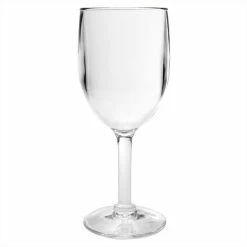 Elite Global Solutions DW3292PC-CL 8 Oz. Plastic Wine Glass - 24/Case