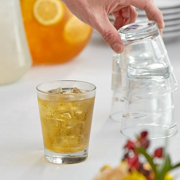 Duralex 1070AB06 Spirale 10.625 Oz. Stackable Glass Tumbler - 6/Pack 1 Duralex 1070AB06 Spirale 10.625 Oz. Stackable Glass Tumbler - 6/Pack