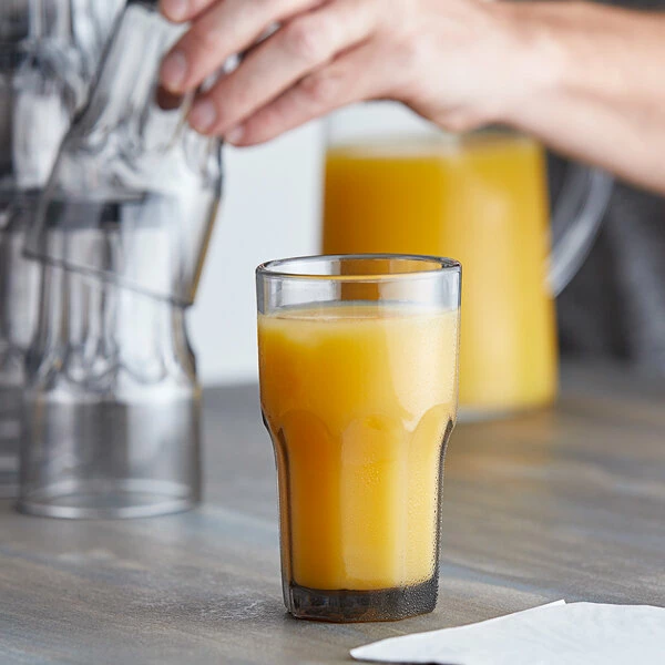 Carlisle 581018 Louis 10 Oz. Smoke SAN Plastic Tumbler - 24/Case 1 Carlisle 581018 Louis 10 Oz. Smoke SAN Plastic Tumbler - 24/Case