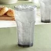 Carlisle 582218 Louis 22 Oz. Smoke SAN Plastic Tumbler - 24/Case