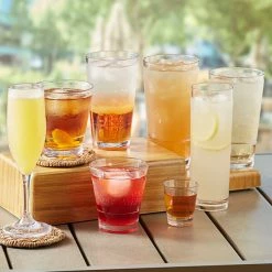 Choice 12 Oz. SAN Plastic Stackable Double Rocks / Old Fashioned Glass - 24/Case -Vidivi shop 2120075