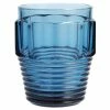 Fortessa Tableware Solutions Fortessa Bolt 11 Oz. Slate Blue Stackable Rocks / Double Old Fashioned Glass - 6/Pack
