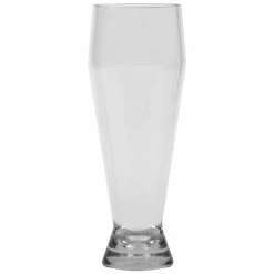 GET Enterprises GET SW-2005-CL Via 16 Oz. Customizable Tritan Plastic Pilsner Glass - 24/Case