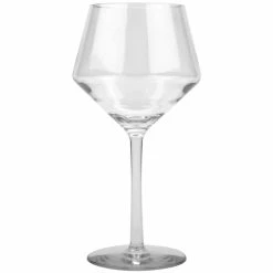 GET Enterprises GET SW-2000-CL Via 18 Oz. Customizable Tritan Plastic Wine Glass - 24/Case