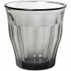 Duralex 1027HB06 Picardie Gris 8.75 Oz. Stackable Gray Glass Tumbler - 72/Case