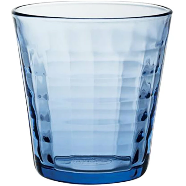 Duralex 1032BC04 Prisme Marine 7.75 Oz. Stackable Glass Tumbler - 48/Case 1 Duralex 1032BC04 Prisme Marine 7.75 Oz. Stackable Glass Tumbler - 48/Case