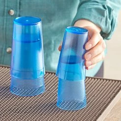 Choice 5 Oz. Blue SAN Plastic Pebbled Tumbler - 12/Pack -Vidivi shop 2162861