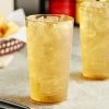 Choice 12 Oz. Amber SAN Plastic Pebbled Tumbler - 12/Pack