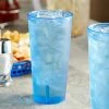Choice 24 Oz. Blue SAN Plastic Pebbled Tumbler - 12/Pack