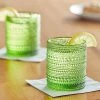 Fortessa Tableware Solutions Fortessa Jupiter 10 Oz. Fern Green Rocks / Double Old Fashioned Glass - 24/Case