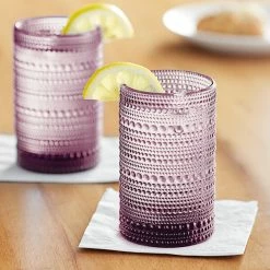 Fortessa Tableware Solutions Fortessa Jupiter 13 Oz. Purple Beverage Glass - 24/Case