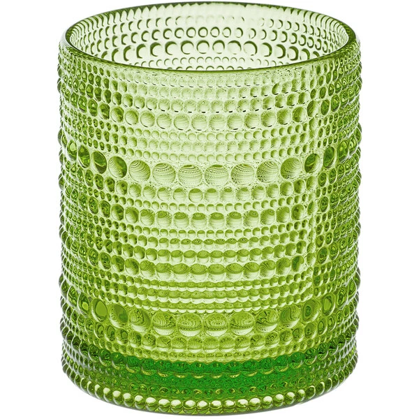 Fortessa Tableware Solutions Fortessa Jupiter 10 Oz. Fern Green Rocks / Double Old Fashioned Glass - 24/Case 2 Fortessa Tableware Solutions Fortessa Jupiter 10 Oz. Fern Green Rocks / Double Old Fashioned Glass - 24/Case - Image 2