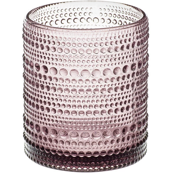 Fortessa Tableware Solutions Fortessa Jupiter 10 Oz. Purple Rocks / Double Old Fashioned Glass - 24/Case 2 Fortessa Tableware Solutions Fortessa Jupiter 10 Oz. Purple Rocks / Double Old Fashioned Glass - 24/Case - Image 2