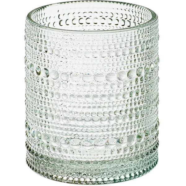 Fortessa Tableware Solutions Fortessa Jupiter 10 Oz. Sage Green Rocks / Double Old Fashioned Glass - 24/Case 2 Fortessa Tableware Solutions Fortessa Jupiter 10 Oz. Sage Green Rocks / Double Old Fashioned Glass - 24/Case - Image 2