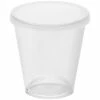 American Metalcraft 1.5 Oz. Reusable Clear Plastic Cup With Lid PMC15 - 12/Pack