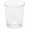 American Metalcraft 12 Oz. Reusable Clear Plastic Tumbler With Lid PTL12