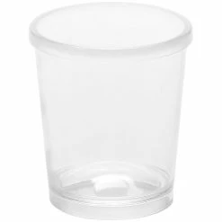 American Metalcraft 12 Oz. Reusable Clear Plastic Tumbler With Lid PTL12