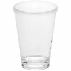 American Metalcraft 14 Oz. Reusable Clear Plastic Tumbler With Lid PTL14