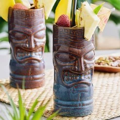World Tableware 20 Oz. Brown Tiki Tumbler - 12/Case