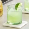 Acopa Pangea 10 Oz. Green Rocks / Old Fashioned Glass - 12/Case