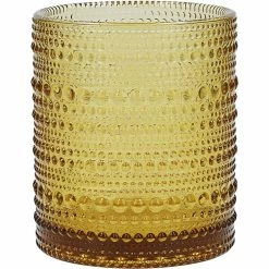 Fortessa Tableware Solutions Fortessa Jupiter 10 Oz. Amber Rocks / Double Old Fashioned Glass - 24/Case