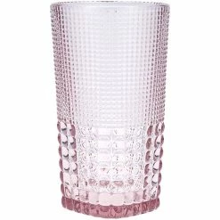 Fortessa Tableware Solutions Fortessa Malcolm 15 Oz. Pink Beverage Glass - 24/Case