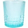Fortessa Tableware Solutions Fortessa Malcolm 11.5 Oz. Pool Blue Rocks / Double Old Fashioned Glass - 24/Case