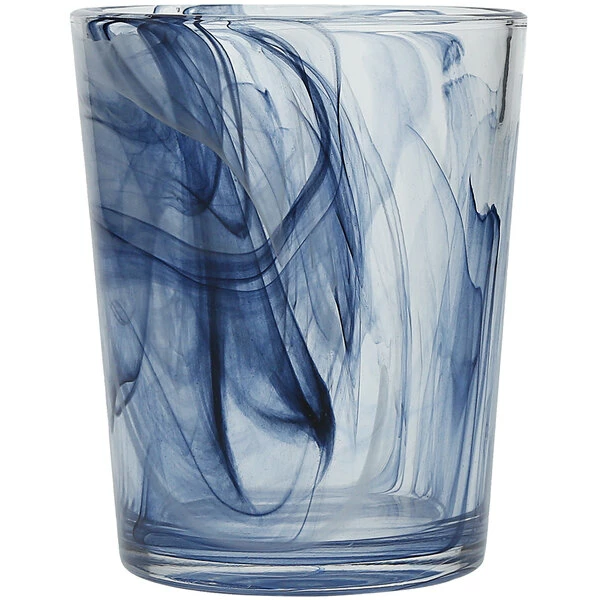 Fortessa Tableware Solutions Fortessa Swirl 11 Oz. Ink Blue Rocks / Double Old Fashioned Glass - 6/Case 1 Fortessa Tableware Solutions Fortessa Swirl 11 Oz. Ink Blue Rocks / Double Old Fashioned Glass - 6/Case