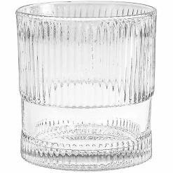 Fortessa Tableware Solutions Fortessa NoHo 9.85 Oz. Clear Rocks / Double Old Fashioned Glass - 4/Case